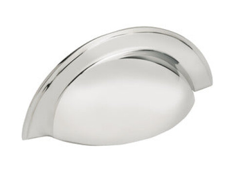 Cup Pull Handle, Cast Iron, Fixing Centre 64 mm, Bevera