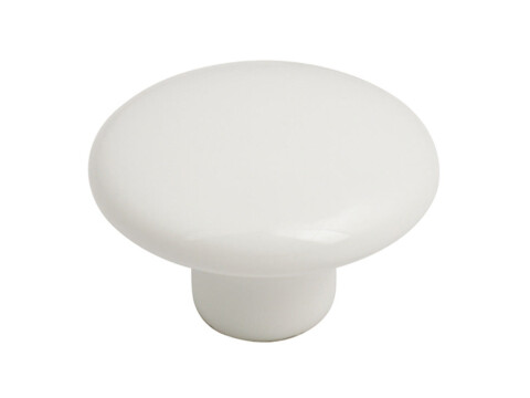 Knob, Porcelain, &Oslash; 37 mm, Calvin