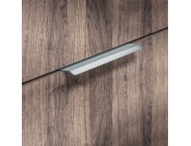 Curve Profile Handle Matt Black 128mm cc