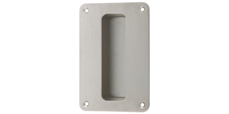 Flush Pull Handle, 150 x 100 mm, Grade 316 Stainless Steel