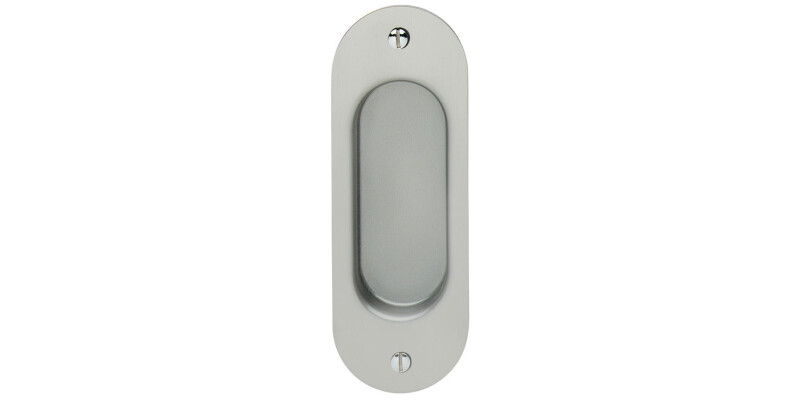 Flush Pull Handle, 127 x 45 mm, Stainless Steel