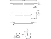 Portobello Profile Hdl Alu SS Eff 298mm