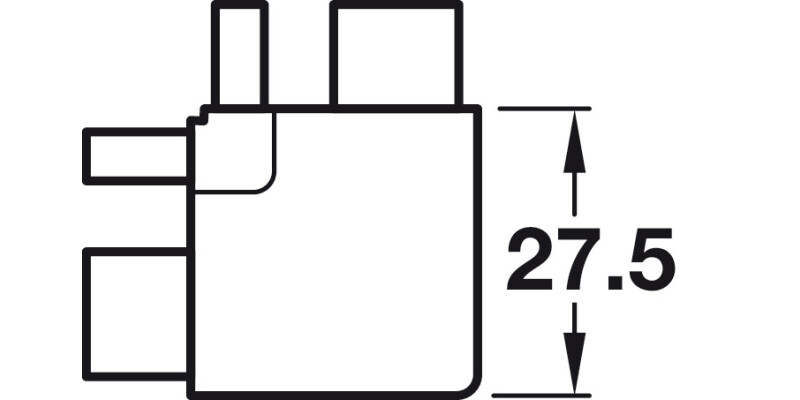 Gola C+ Ext Prof Connector Alu Slv