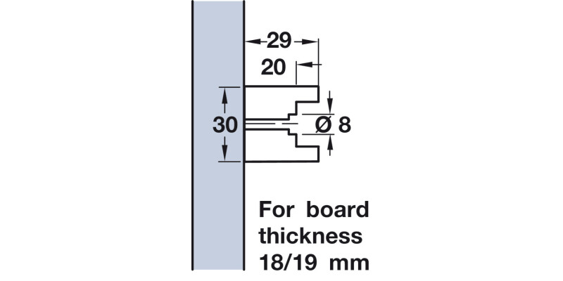 Beech Runner 29x449x30mm for 18/19mm