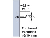 Beech Runner 29x449x30mm for 18/19mm