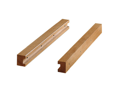 Beech Runners, for Use with Wicker Baskets, Pre-drilled, Length 449 mm