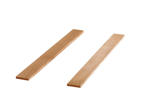 Beech Glides, for Free Standing Wicker Baskets
