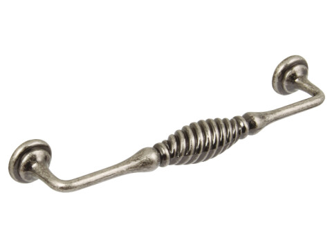 D Pull Handle, Zinc Alloy, Fixing Centres 160 mm, Twister