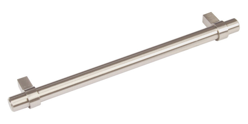 Bar Handle, Steel Bar With Zinc Alloy Feet, Fixing Centres 128-384 mm, Pimlico