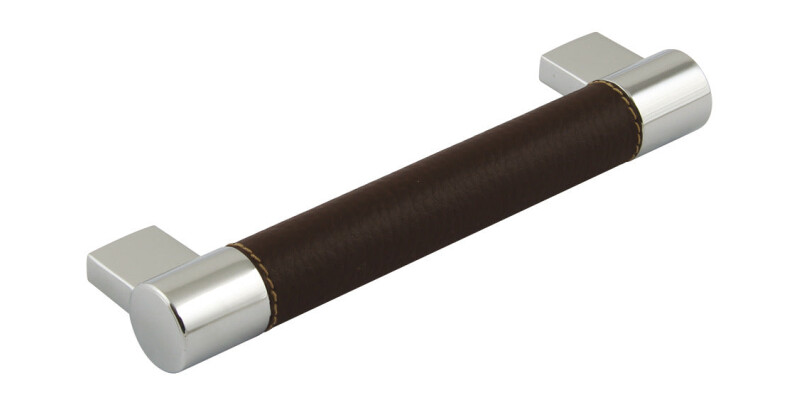 Bar Handle, Zinc Alloy Feet, Fixing Centres 128-224 mm, Domino