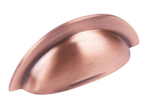 Cup Pull Handle, Brass, Fixing Centres 64 mm, Jude