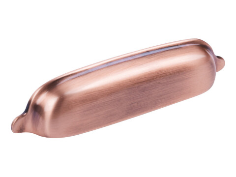 Cup Pull Handle, Brass, Fixing Centres 96 mm, Delia