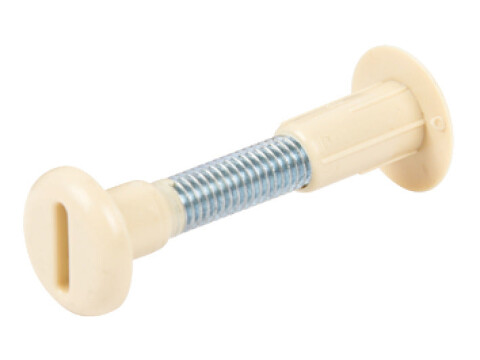 Connecting Screw, Complete Fitting with Sleeve, Plastic Head Element with Screwd