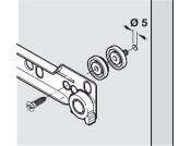 Spacer 9mm Plastic White