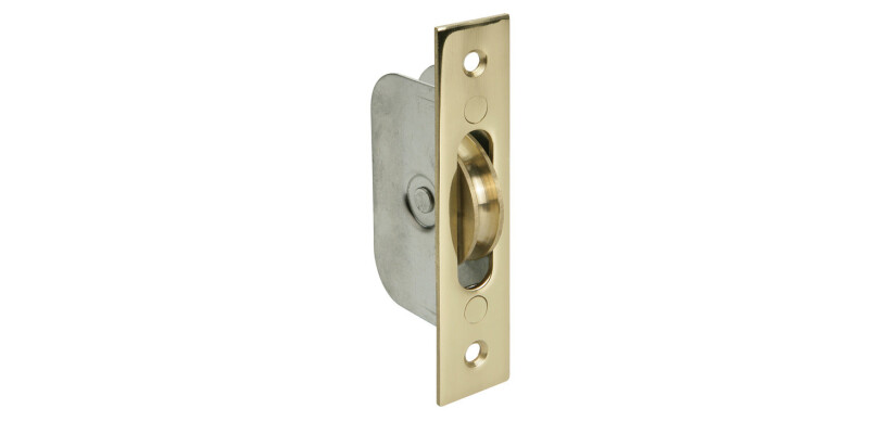 Sash Pulley, Axle Bearing, 118 x 26 mm, Steel Frame