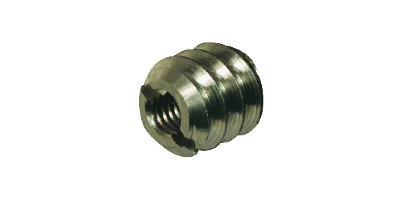 Screw-In Sleeve M6 D12x15mm St Brt
