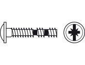 Snap off Screw M4x20-45mm SYC x100