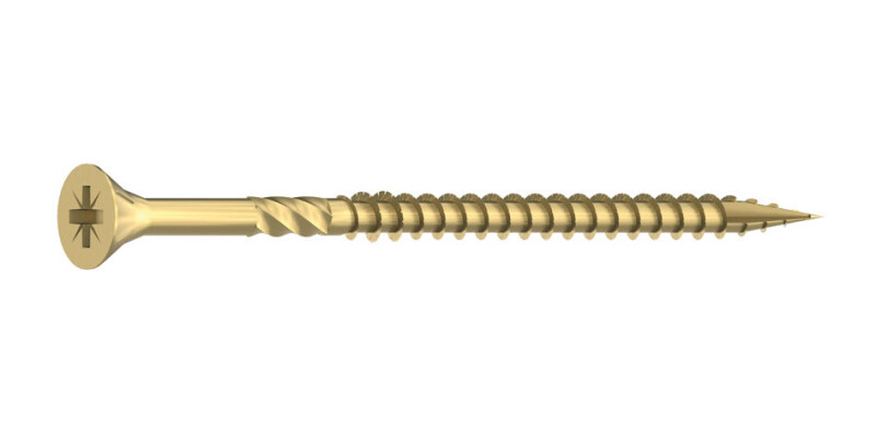 Timberfix 360 Premium Wood Screw, Partially Threaded, Countersunk Head