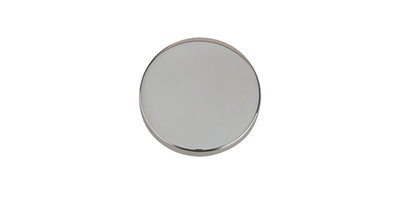 Escutcheons, Blank, &Oslash; 52 mm, Grade 316 Stainless Steel