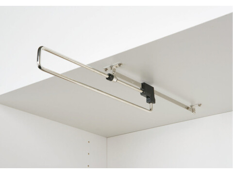 Pull-Out Wardrobe Rail, Load Capacity 4-8 kg