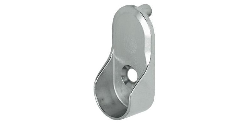 Rail End Support, with Dowels, for use with Oval Wardrobe Rails 15 mm Wide