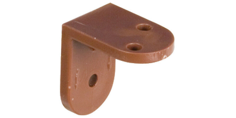 Angled Bracket, Screw Fixing, Plastic