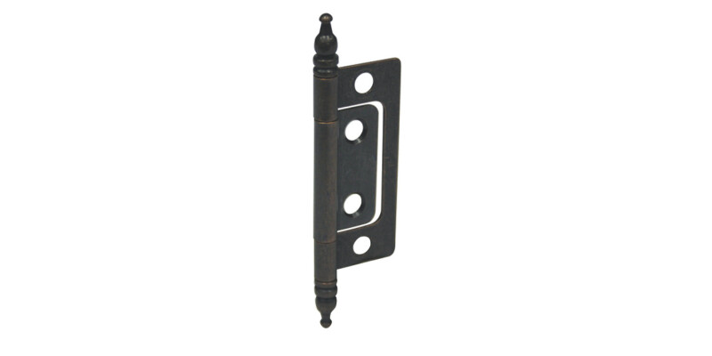 Flush Hinge, Medium Duty, for Inset Doors, Length 77 mm, Steel/Zinc Alloy