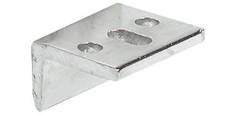Angled Striking Plate, for Furniture Bolt, with Slot