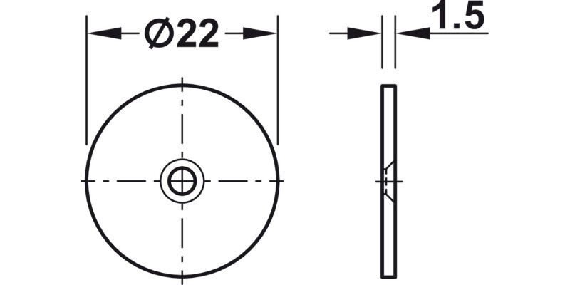 Magnetic Catch 3kg w M5 Pin Metal