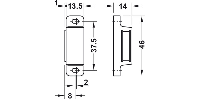 Magnetic Catch Counterpiece 4kg NP