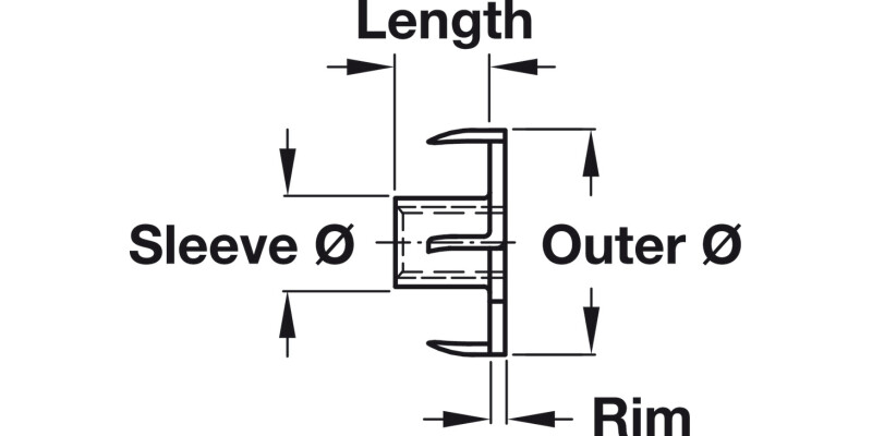 T-Nut Four Prong M5 D17mm St Galv