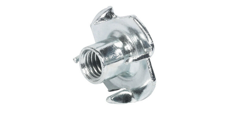 T-Nut, with Four Prongs