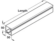 Ropox Wall Bar Pro/Spindle 1950/1850mm