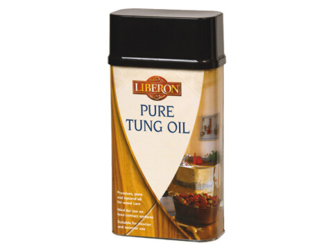 Pure Tung Oil, Size 1 Litre, for Wood Care, Liberon