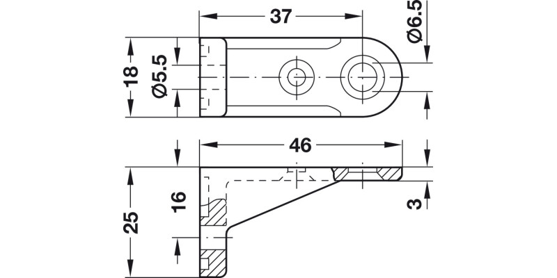 Rear Panel Connector Hospa Pl White