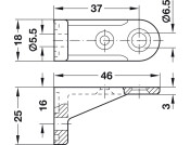 Rear Panel Connector Hospa Pl White