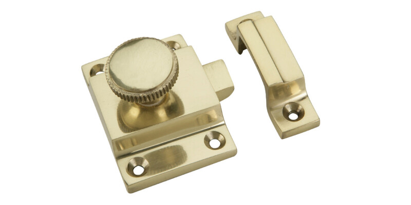 Window/Door Catch, for Window Shutters, Brass