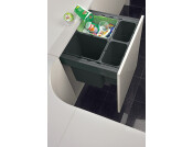 Blum/DWD Bin Set 600mm 2x42L DGrey