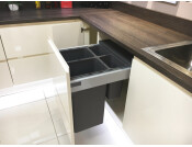 Blum/DWD Bin Set 600mm 2x42L DGrey