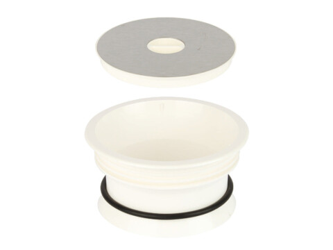 Worktop Waste Bin, for Mounting in &Oslash; 168 mm Hole, Small Bin Bag Holder