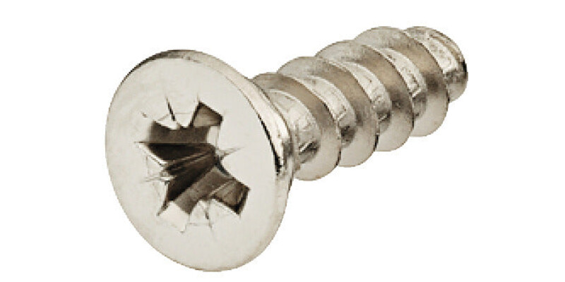 Varianta Screw, Countersunk Head, PZ, Fully Threaded, for &Oslash; 3 mm Holes, Nickel P