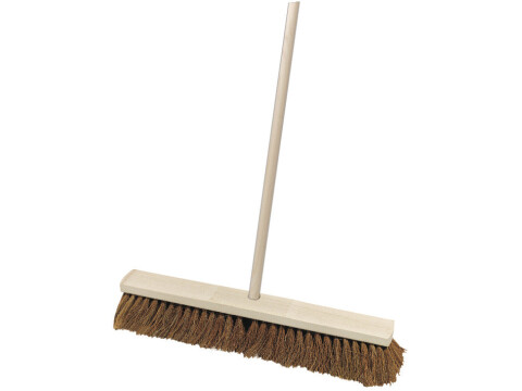 Broom, Industrial, with Coco Bristles and Handle