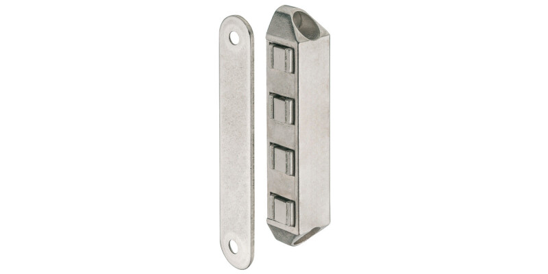 Magnetic Catch, Pull (approx) 8.0 kg, for Screw Fixing, Surface Mounted, Zinc Al