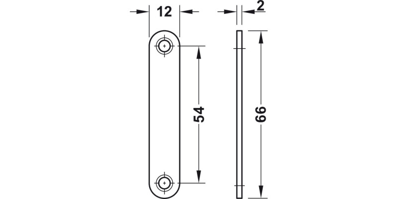 Magnetic Catch 8kg Screw St/Pl White