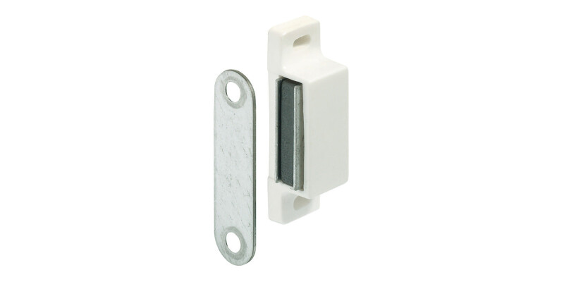 Magnetic Catch, Pull (approx) 3 - 5 kg, for Screw Fixing, Plastic, Square