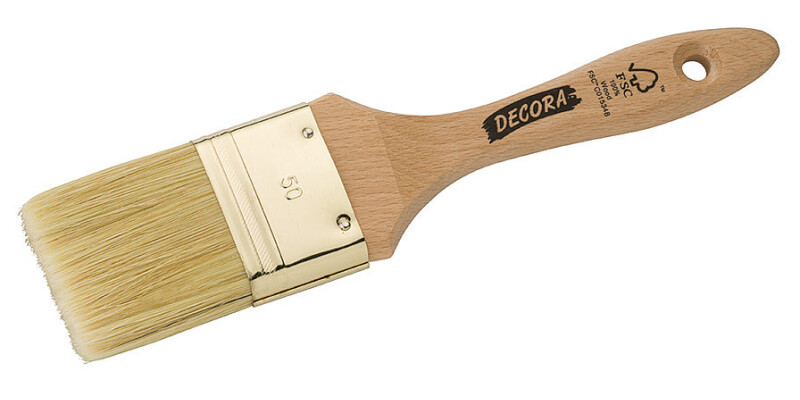 Flat Brush, for Oils or Lacquers, Size 9