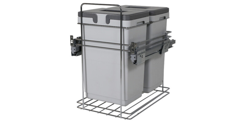 Pull Out Waste Bin, Over Extension, Kombi
