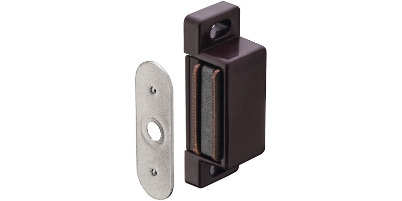 Magnetic Catch, Pull (approx) 2.0 kg, for Screw Fixing, Square