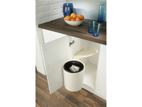 Swing Out Waste Bin, for Hinged Door Cabinets, 10 Litres