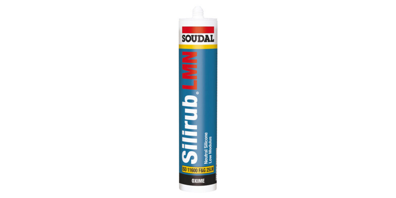 Silicone Sealant, Construction, Tube 300 ml, Soudal Silirub LMN
